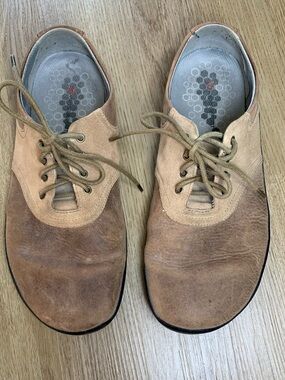 Vivo barefoot Men's Two-Tone Brown/Tan Minimalist Shoes